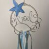 Attrape-Rêves Personnalisé “Axel” – Fil d’Aluminium & Étoile Bleue – Décoration Chambre Enfant
